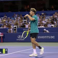 Alejandro Davidovich Fokina during the match