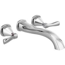 Moen chrome wall mount bathtub faucet. Delta Stryke Wall Mount Bathtub Faucet 12 In Chrome T5776 Wl Rona