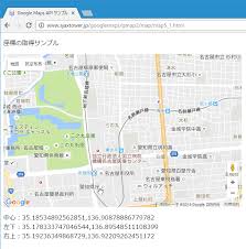 Google Maps Apiを使って地図の中心と表示領域の座標を取得する Google Maps Javascript Api入門