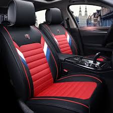 New Pu Leather Universal Car Seat Covers For Audi A4 A5 A6 Q5 Q7 2017 2016 2015 2014 2013 2012 2011 2010 2009 20 Leather Car Seat Covers Car Seats Seat Covers