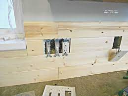 Apply it directly to the ceiling using armstrong's easy up installation system or adhesive. How To Install A Wood Plank Backsplash My Fabuless Life Plank Backsplash Shiplap Kitchen Diy Backsplash
