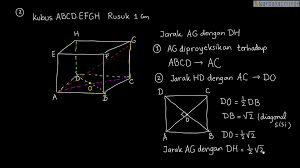 Memiliki empat sisi dan memiliki empat sudut. Pelajaran Soal Rumus Geometri Jarak Garis Dengan Garis Wardaya College