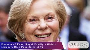 Duchess of Kent Dies at 92: Royal Family Mourns