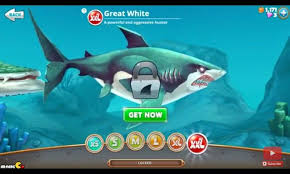 The Fierce And Deadly Hunter Great White Shark From Hungry Shark World Diy Art Painting Great White Shark Shark