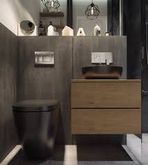 Vanities architectural storage designs cabinet remodels sets. Black Gray Bathroom Design On Behance