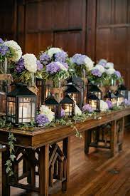 Wedding Reception 14 10272016 Km Modwedding Hydrangeas Wedding Rustic Purple Wedding Purple Wedding Reception Decorations