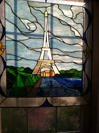 Eiffel Tower Stained Glass Stained Glass Sky Stained Glass Stained Glass Diy