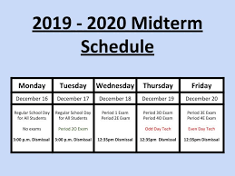 The current exam schedule for the international baccalaureate® diploma programme. Students Prepare For Upcoming Midterm Exams Midlo Scoop