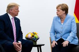 Unter ihrer führung sind die deutschen in guten händen. On Trump Merkel S Face Does The Talking The New York Times