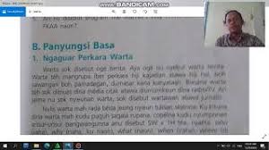 Check spelling or type a new query. Basa Sunda Kls 8 A B Dan E Materi Warta Youtube