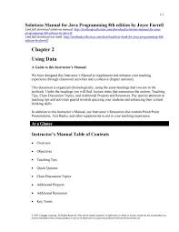 Solutions Manual For Java Programming 8th Edition By Joyce Farrell