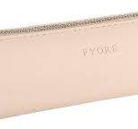 Fyore Luxus PU Leder Federmäppchen Klein Dreieck Design Mäppchen für Schule  Universität Kosmetik Make up (Beige) : Amazon.de: Bürobedarf & ...