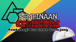 Pelajar akan mendapati garis itu terbahagi sama panjang dan bersudut 90 darjah. Pembinaan Geometri Cara Melukis Pembahagi Dua Sama Serenjang Youtube