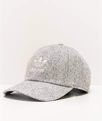 Adidas Originals Relaxed Wool Light Grey Strapback Hat Zumiez Strapback Hats Adidas Originals Adidas