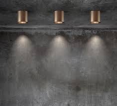 Corner ceiling light, triangle corner light with plug in cord, wall sconce perfect for apartments, dorms, dining room, basement, living room, bedroom. Ceiling Light Solo 1 Rose Gold Led 2700k 354lm O8cm H8cm Light Point Nedgis Lighting