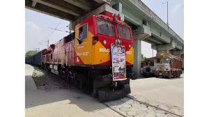 First passenger train of Indian sub ...