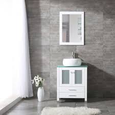 Complete with a hinged handle at the back for easy portability. Wonline 24 Bathroom Vanity Cabinet Ceramic Sink Faucet Drain Combo W Mirror Set White Walmart Com In 2021 Oak Bathroom Vanity White Vanity Bathroom Modern Bathroom Vanity
