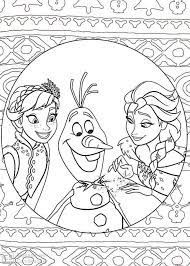 colorier noel la reine des neiges frozen coloring pages drawings coloriage bus