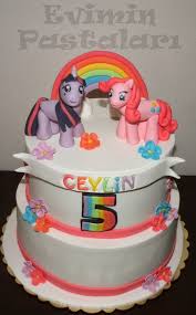 Evimin Pastalari Pony Pasta Cake Fondant Butik Pasta