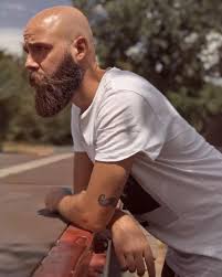 After all, nothing says 'ready for the battlefield' like long hair tied into a high. Beardy Bloke Bald Men With Beards Beard No Mustache Shaved Head With Beard