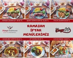 sehr i dunya cafe bistro eskisehir dunya steakhouse kofte mangal ramazan 2019 iftar menuleri ve fiyatlari iftar menusu ramazan 2019 iftar m iftar kofte guvec