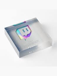 Twitch Silver Awards Award Plaque Design Personalized Custom Awards