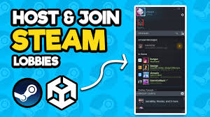 How To Make A Steam Multiplayer Game in Unity - Hosting & Joining Lobbies -  YouTube