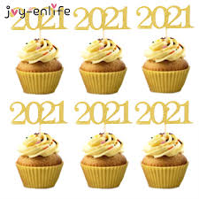12pcs New Year 2021 Cake Toppers Gold 2021 Cupcake Topper Decorations Happy New Year Party Christmas Cake Decorating Navidad Cake Decorating Supplies Aliexpress You can reach out and celebrate the new year 2021 with those whom you love and care about a lot. 12pcs new year 2021 cake toppers gold 2021 cupcake topper decorations happy new year party christmas cake decorating navidad