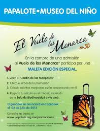 Te Quedan 12 Dias Para Ver La Extraordinaria Pelicula El Vuelo De Las Monarca En 3d Y Con Tu Boleto Podras Participar Papalote Museo Del Nino Compras Monarcas
