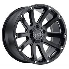 Black Rhino 8 Lug Wheels 17 Black Rhino Highland Matte Black Wheel 17 9 5 5 5 12mm Lifted Truck Rim Black Wheels Black Rhino Wheels Truck Rims
