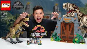There's a dinosaur for every age with exciting lego® jurassic world™ play sets featuring cool vehicles, heroic characters, iconic buildings, laboratories, scientific equipment and more. Lego Jurassic Park T Rex Rampage Biggest Lego Dinosaur Set Time Lapse Stop Motion Youtube