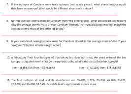 Gizmo answer key exploration sheet answer key electromagnetic. How To Get The Average Atomic Mass Of An Element