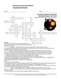 Planet famous for its rings. Fillable Online Our Solar System Crossword Fax Email Print Pdffiller