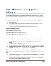 We have processed over 20,000 californians get their bsis guard cards! Armed Guard Card In California By Paul Miller Issuu