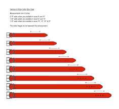 Dog Collar Measurements Lead Sizing Chart Bones Bizzness