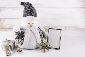Download Download Snowman With Blank Frame On Table For Free Merry Christmas And Happy New Year Christmas Wallpaper Christmas Vectors SVG Cut Files