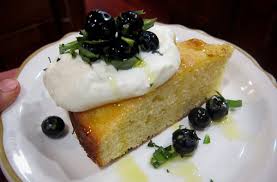 This cake might surprise you. Lemon Olive Oil Cake With Fresh Berries