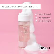 NEW) RAYOU micellar Foaming Cleanser 100ml - 2in1 Makeup sekaligus Facial  Wash, Kesehatan & Kecantikan, Kulit, Sabun & Tubuh di Carousell