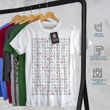 Need fast, easy custom golf shirts designed for your next tournament? Wellcoda Crossword Unique Mens T Shirt Letter Graphic Design Printed Tee Ebay