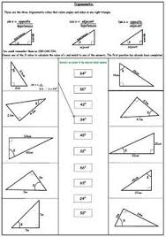 Right Triangle Trigonometry Worksheets Soh Cah Toa Trigonometry Worksheets Right Triangle Trigonometry