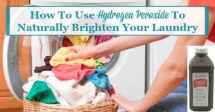 They contain ingredients to help fabrics hold onto dyes and to deactivate. Uses Of Hydrogen Peroxide For Laundry