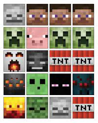Free Printable Minecraft Cupcake Toppers High Resolution Tnt Minecraft Cakes Minecraft Cupcakes Minecraft Cupcake Toppers Minecraft Party Printables