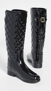 Hunter Boots Refined Quilted Tall Gloss Boots Shopbop Save