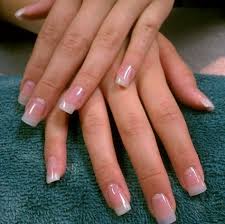 Clear Tip Always Looks More Natural Even When They Arent Nail Shapes Square Trendy Nails Classy Acrylic Nails
