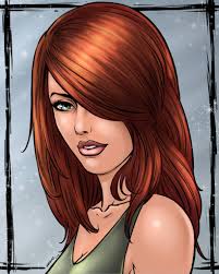 I made a fan art of Meera Jain from Earth 50101. She's an alternate version  of Mary Jane from Earth 616 and also a good friend and love interest of  Pavitr Prabhakar,