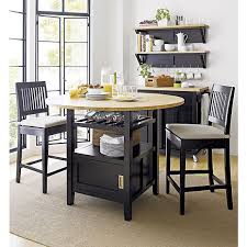Belmont Black High Dining Table In Dining Tables Crate And Barrel Not This But If We Get A Table And Bar S High Dining Table Furniture Kitchen Nook Table
