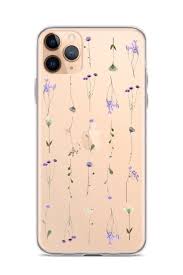 Purple Wild Flower Print Phone Case For Iphone 11 Pro Max Xr Etsy In 2020 Girly Phone Cases Flower Phone Case Iphone Phone Cases