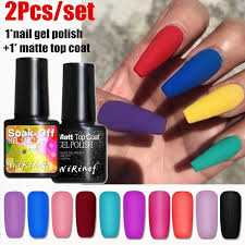 This thick top coat protects and extends the life of your manicures leaving. Buy 2 Pieces Set 10 Colors Matte Nail Polish Semi Permanent Uv Cleansing Gel Nail Varnish Paint Lacquer At Affordable Prices Free Shipping Real Reviews With Photos Joom
