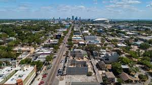 Petersburg neighborhoods like shore acres will see up to 10 times as many days of high tide flooding by 2033 as compared to 2023. Under Construction St Pete Rising
