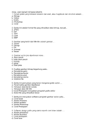 Check spelling or type a new query. Soal Uas Dasar Desain Grafis Klas X Pdf